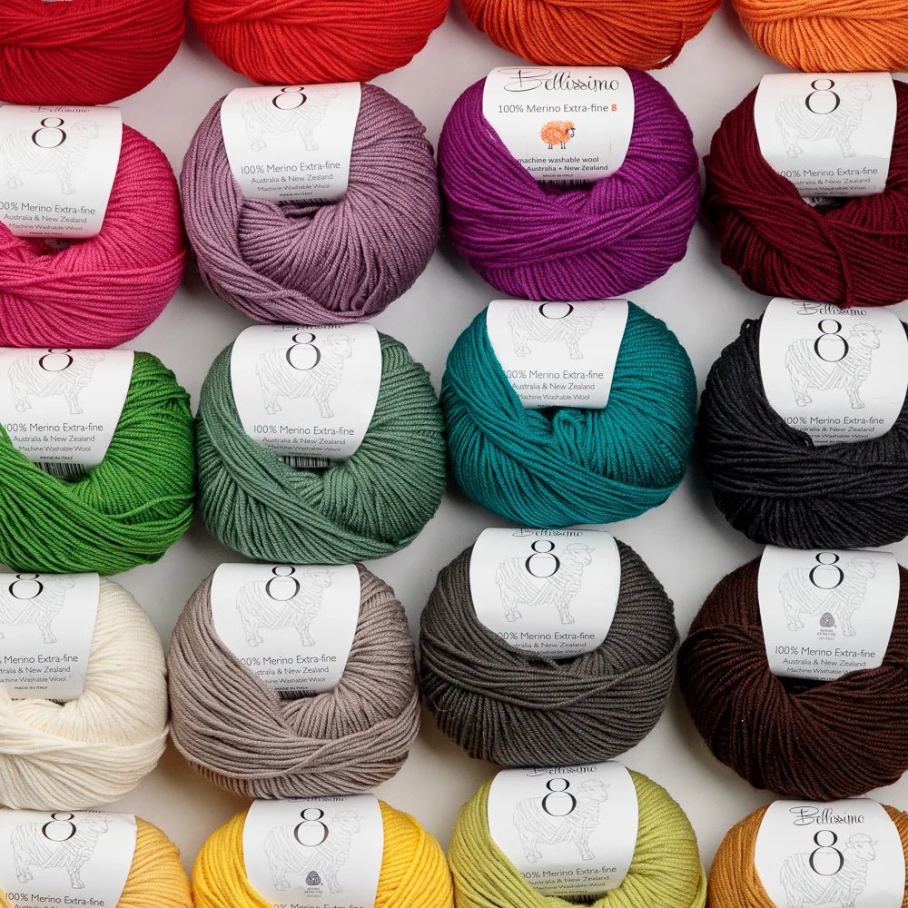 Bellissimo 8 - Bellissimo - 234 White - The Little Yarn Store