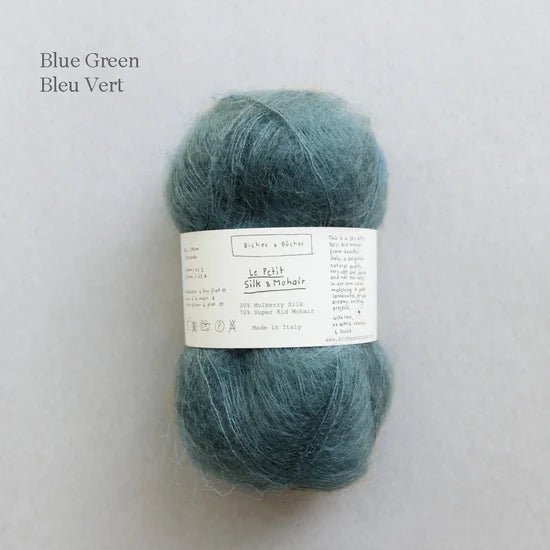 Biches & Buches Le Petit Silk & Mohair - Biches & Buches - Blue Green - The Little Yarn Store
