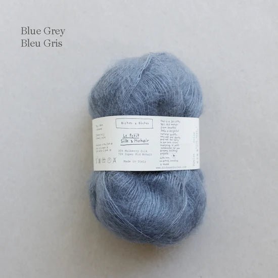 Biches & Buches Le Petit Silk & Mohair - Biches & Buches - Blue Grey - The Little Yarn Store