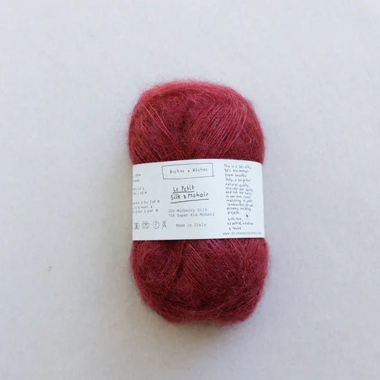 Biches & Buches Le Petit Silk & Mohair - Biches & Buches - Norwegian Red - The Little Yarn Store