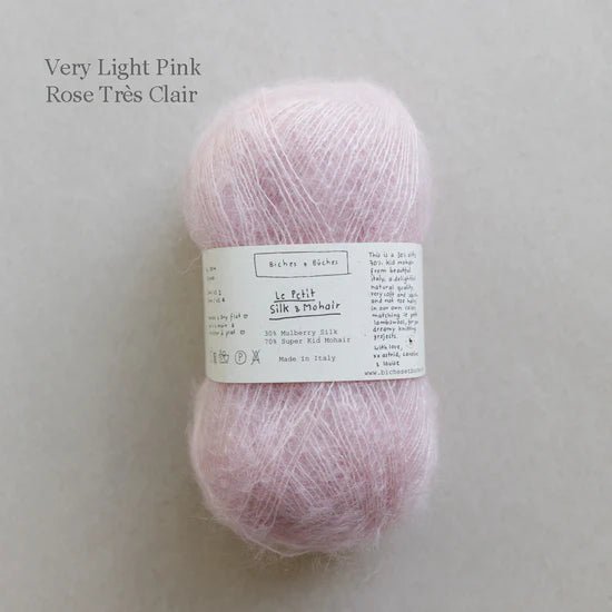 Biches & Buches Le Petit Silk & Mohair - Biches & Buches - Very Light Pink - The Little Yarn Store