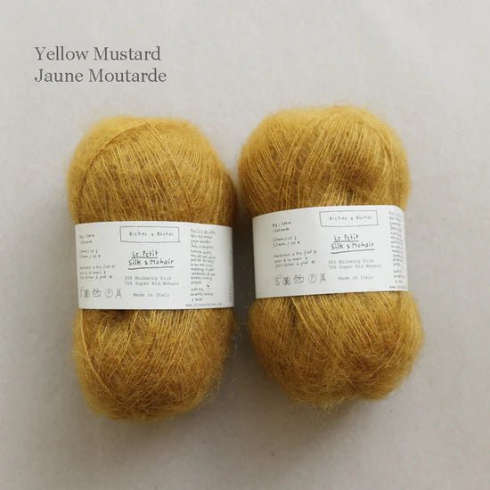 Biches & Buches Le Petit Silk & Mohair - Biches & Buches - Yellow Mustard - The Little Yarn Store