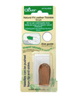 Clover Natural Fit Leather Thimble - Clover - Small - The Little Yarn Store