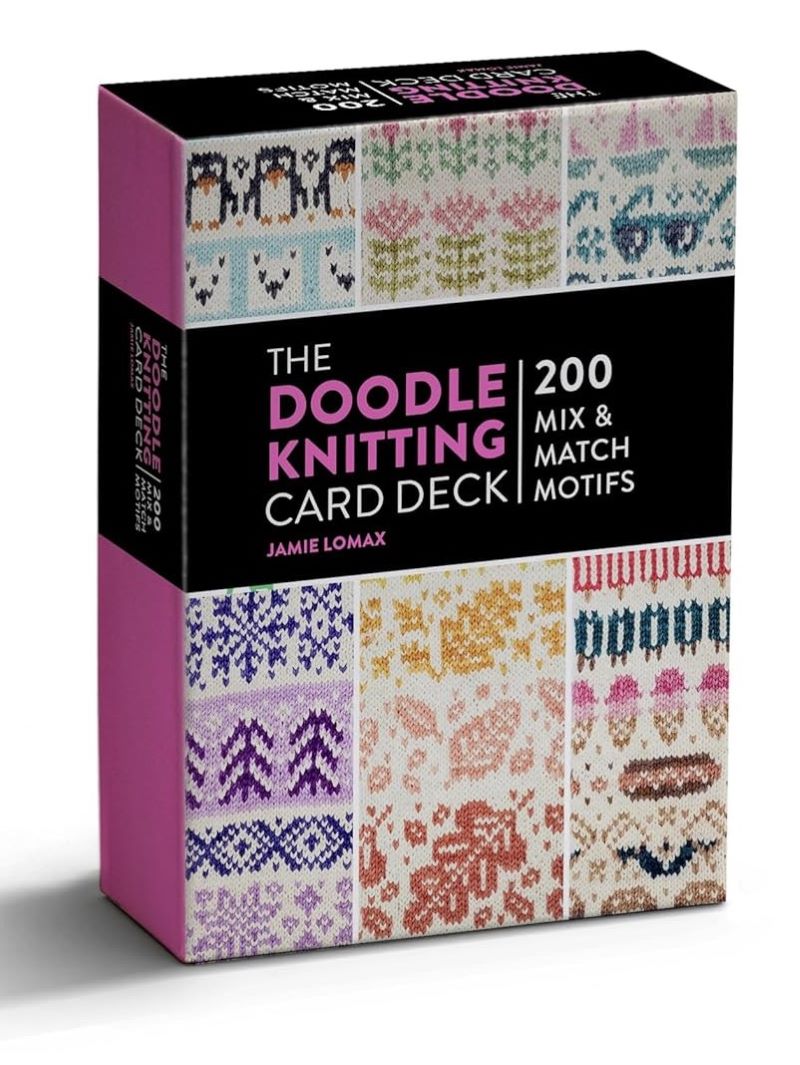Doodle Knitting Card Deck: 200 Mix and Match Motifs - Pacific Knit Co. - The Little Yarn Store
