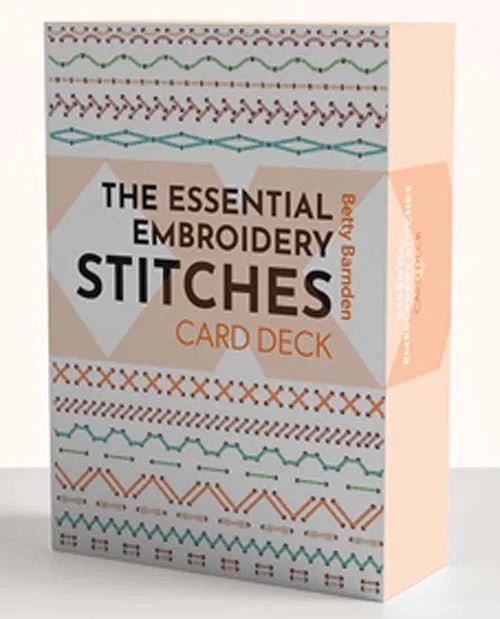 Essential Embroidery Stitches Card Deck - Betty Barnden - The Little Yarn Store