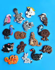 Jo Joz Art Studio Australian Animal Stitch Markers - Jo Joz Art Studio - Cassowary - The Little Yarn Store
