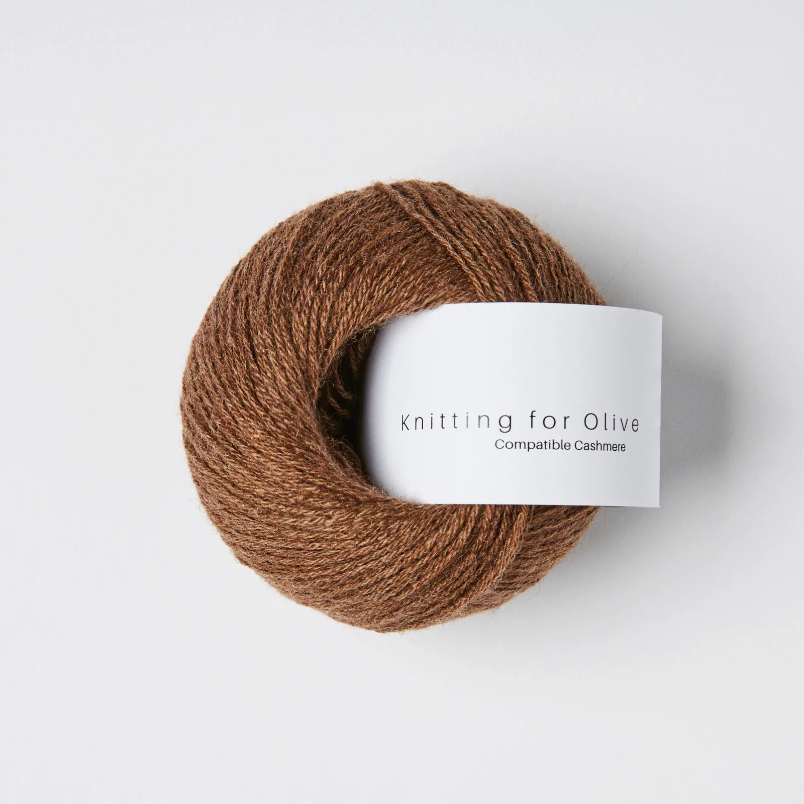 Knitting for Olive Compatible Cashmere - Knitting for Olive - Dark Cognac - The Little Yarn Store
