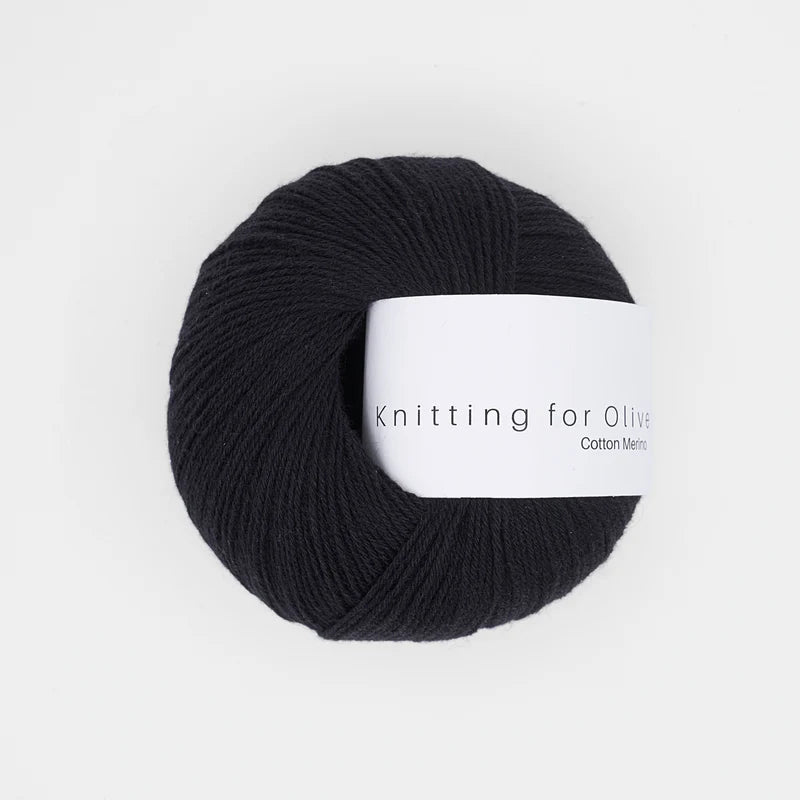 Knitting for Olive Cotton Merino - Knitting for Olive - Licorice - The Little Yarn Store