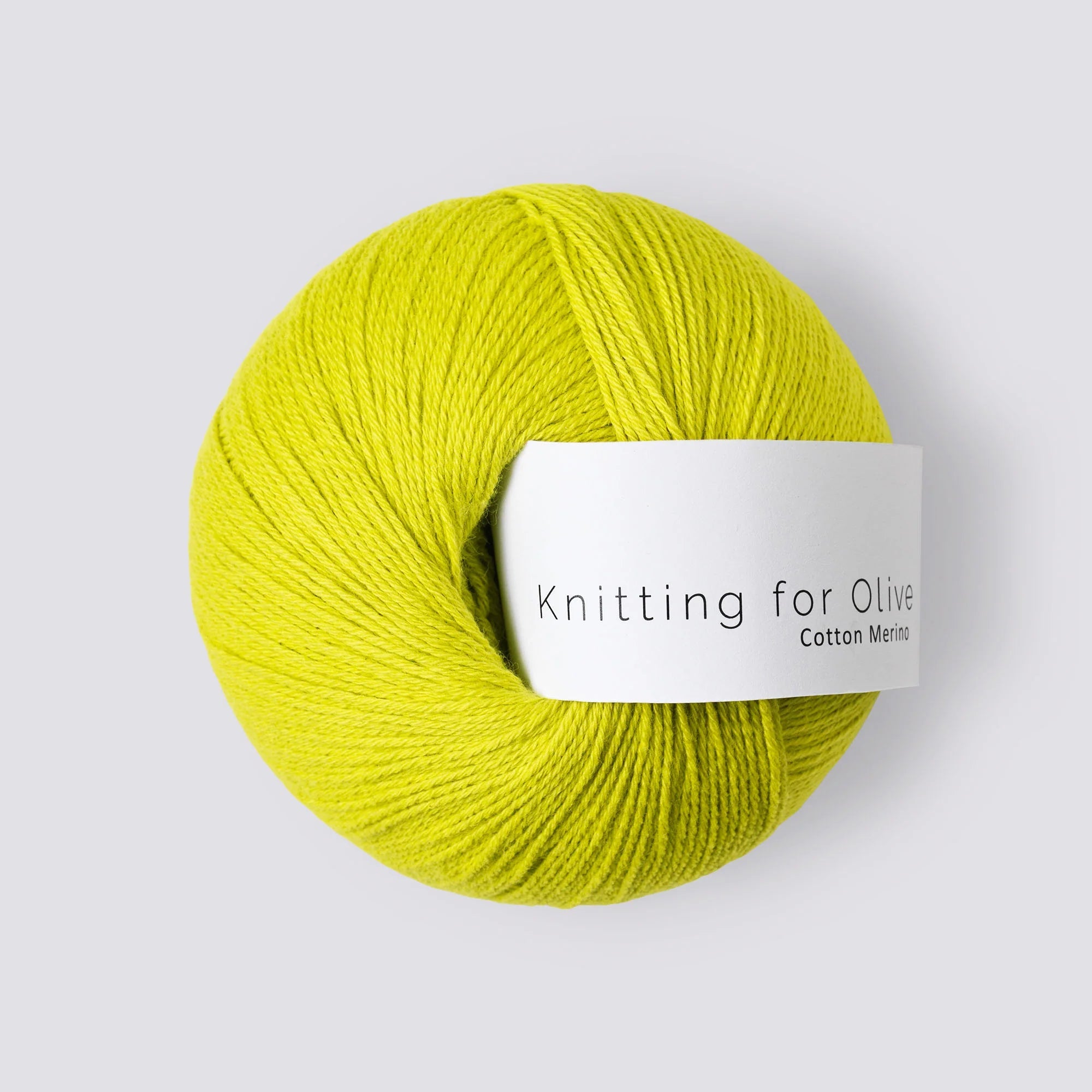 Knitting for Olive Cotton Merino - Knitting for Olive - Lime Yellow - The Little Yarn Store