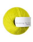 Knitting for Olive Cotton Merino - Knitting for Olive Lime Yellow - The Little Yarn Store