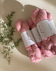 Nomad Farms Botanically Dyed DK Polworth - Nomad Farms - Cochineal No 1 - The Little Yarn Store