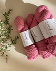 Nomad Farms Botanically Dyed DK Polworth - Nomad Farms - Cochineal No 6 - The Little Yarn Store