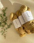 Nomad Farms Botanically Dyed DK Polworth - Nomad Farms - Golden Wattle No 1 - The Little Yarn Store