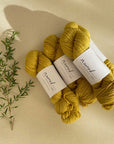 Nomad Farms Botanically Dyed DK Polworth - Nomad Farms - Golden Wattle No 3 - The Little Yarn Store