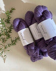 Nomad Farms Botanically Dyed DK Polworth - Nomad Farms - Logwood No 1 - The Little Yarn Store
