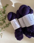 Nomad Farms Botanically Dyed DK Polworth - Nomad Farms - Logwood No 2 - The Little Yarn Store