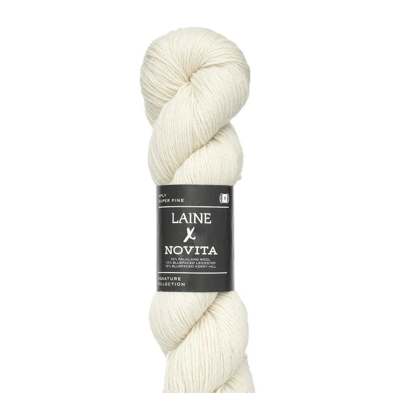 Novita x Laine 4 - Ply - Laine - 0151 Cloudy Cotton - The Little Yarn Store