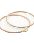 Nurge Beech Wood Screwed Embroidery Hoops 8 MM - Nurge - 100 mm - The Little Yarn Store