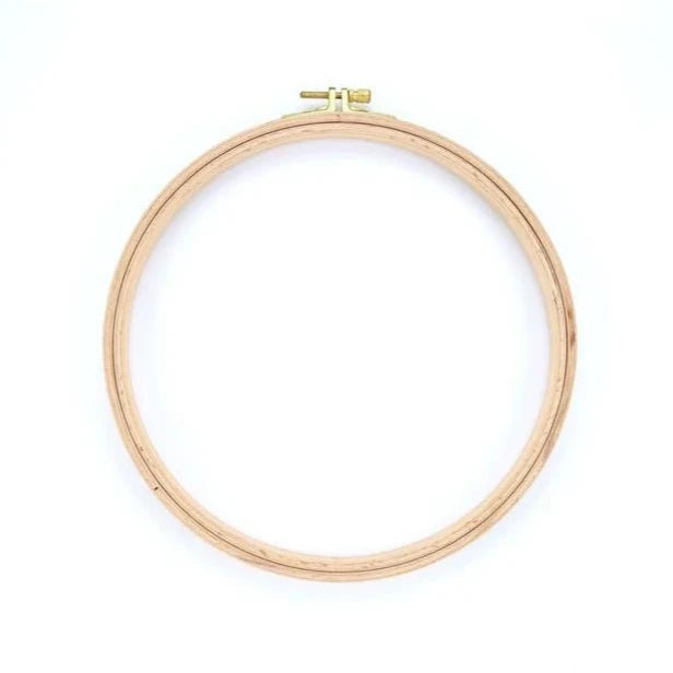 Nurge Beech Wood Screwed Embroidery Hoops 8 MM - Nurge - 100 mm - The Little Yarn Store