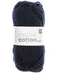 Rico Creative Cotton Aran - Rico 38 Dark Blue - The Little Yarn Store
