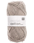 Rico Creative Cotton Aran - Rico 52 Pearl Grey - The Little Yarn Store