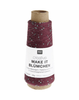 Rico Creative Make It Blümchen - 016 Bordeaux - Rico - The Little Yarn Store