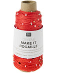 Rico Creative Make It Rocaille - Rico 006 Rot Multicolor - The Little Yarn Store