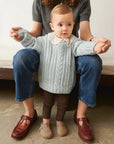 Sandnes Garn Kid and Baby Patterns - Sandnes Garn Caspian Sweater Baby - The Little Yarn Store