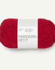 Sandnes Garn Mandarin Petit - Sandnes Garn 4418 Tango Red - The Little Yarn Store