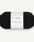 Sandnes Garn Tynn Line - Sandnes Garn 1099 Black - The Little Yarn Store