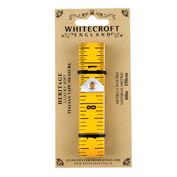 Whitecroft Heritage Premium Luxury Soft Italian Tape Measure - Whitecroft - The Little Yarn Store