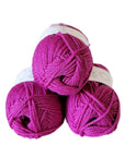 Woolly Yarn Co Woolly 8-Ply - Woolly Yarn Co - 22 Magenta Pop - The Little Yarn Store