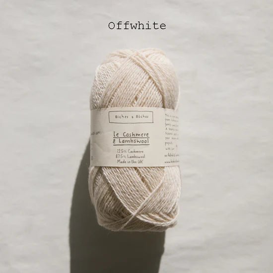 Biches &amp; Buches Le Cashmere &amp; Lambswool - Biches &amp; Buches - Off-white - The Little Yarn Store