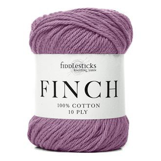Fiddlesticks Finch - 6224 Mulberry - 10 Ply - Cotton - The Little Yarn Store