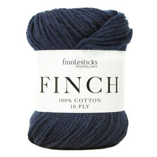 Fiddlesticks Finch - 6208 Navy - 10 Ply - Cotton - The Little Yarn Store