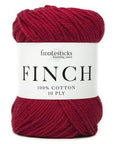 Fiddlesticks Finch - 6211 Red - 10 Ply - Cotton - The Little Yarn Store
