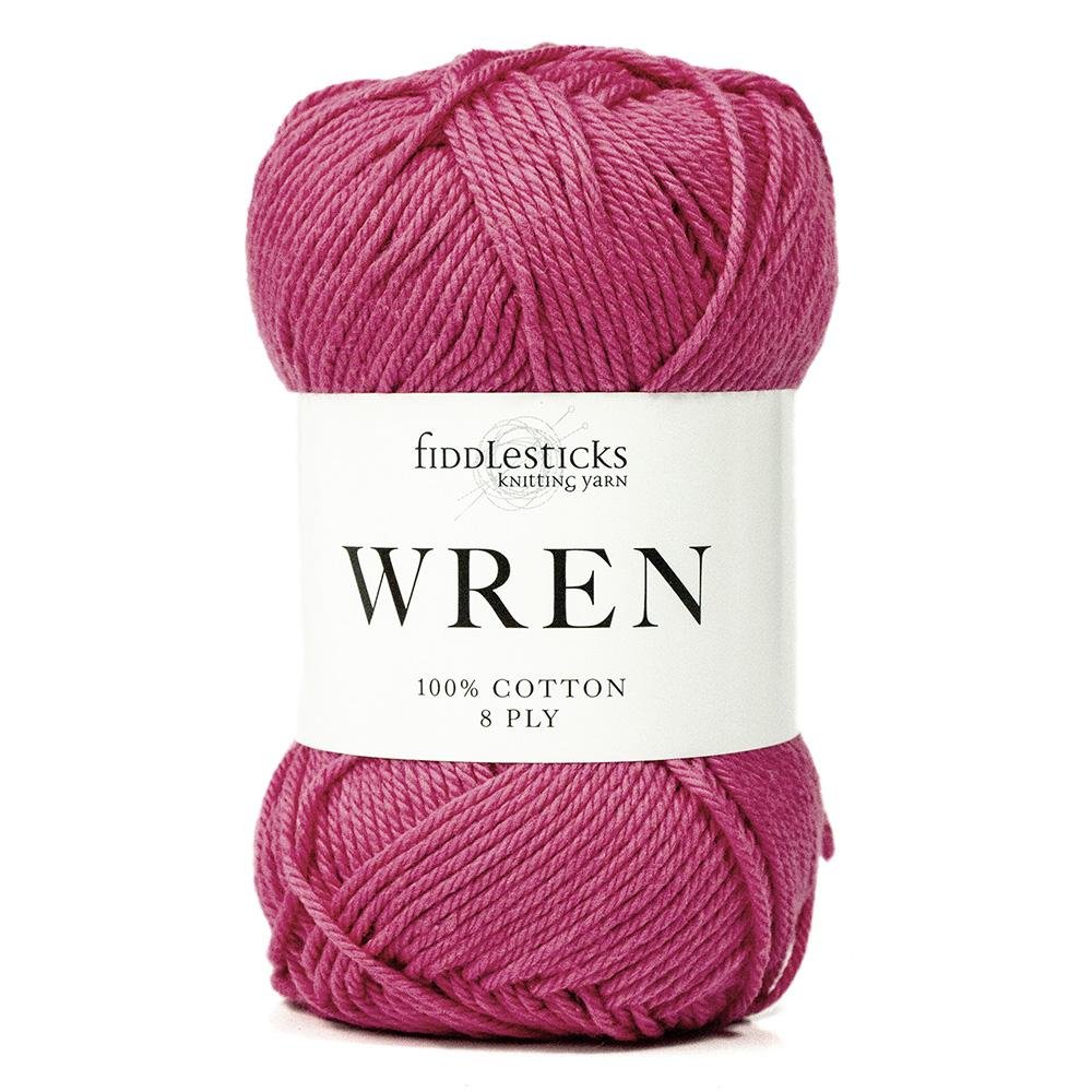 Fiddlesticks Wren - 013 Rouge - 8 Ply - Cotton - The Little Yarn Store