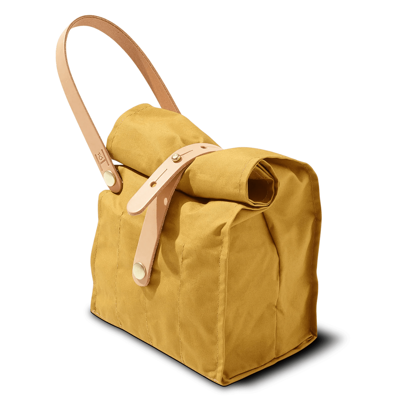 Hide & Hammer #08 Small Roll Top Bag - Mustard - Bags - Coming Soon - The Little Yarn Store