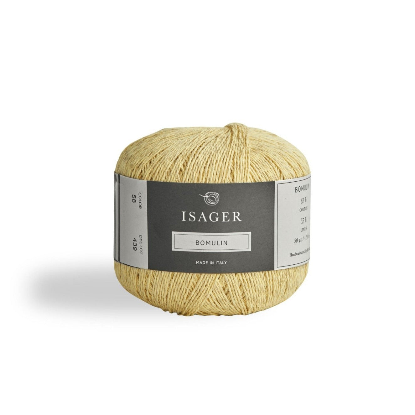 Isager Bomulin - 58 - 3 Ply - Cotton - The Little Yarn Store