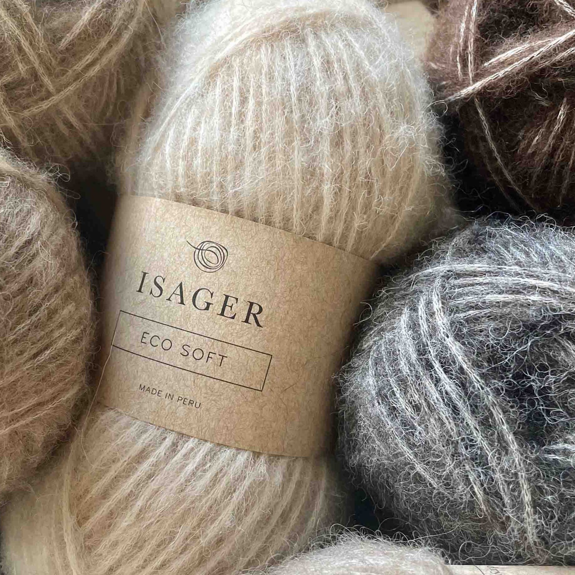 Isager Eco Soft - E0 - 8 Ply - Alpaca - The Little Yarn Store