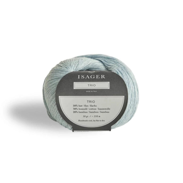 Isager Trio 1 - Frost - 2 Ply - Cotton - The Little Yarn Store