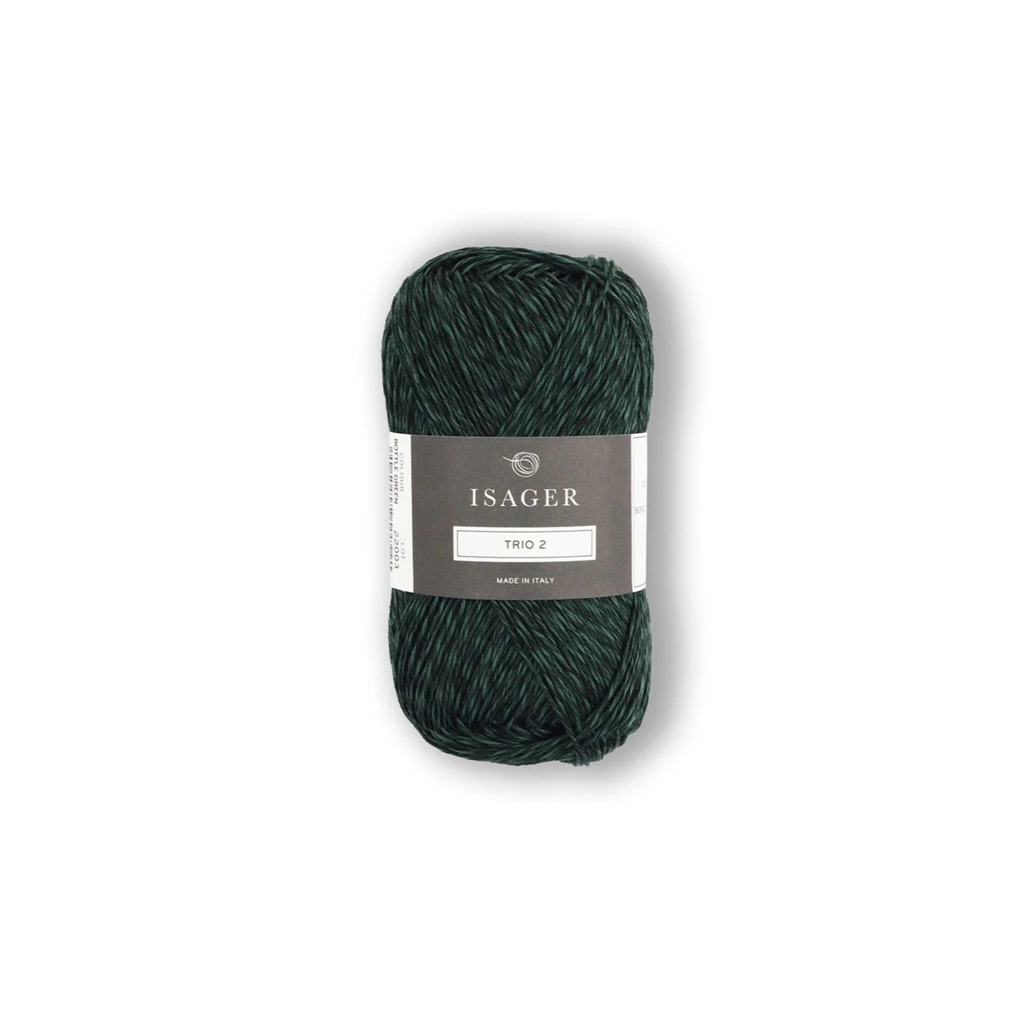 Isager Trio 2 - Bottle Green - 5 Ply - Cotton - The Little Yarn Store