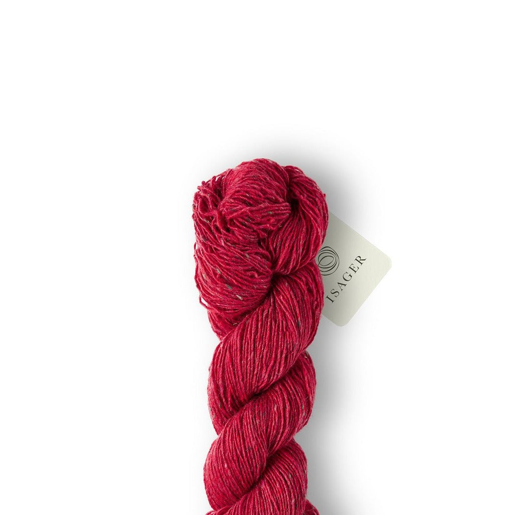 Isager Tweed - Raspberry - 5 Ply - Isager - The Little Yarn Store