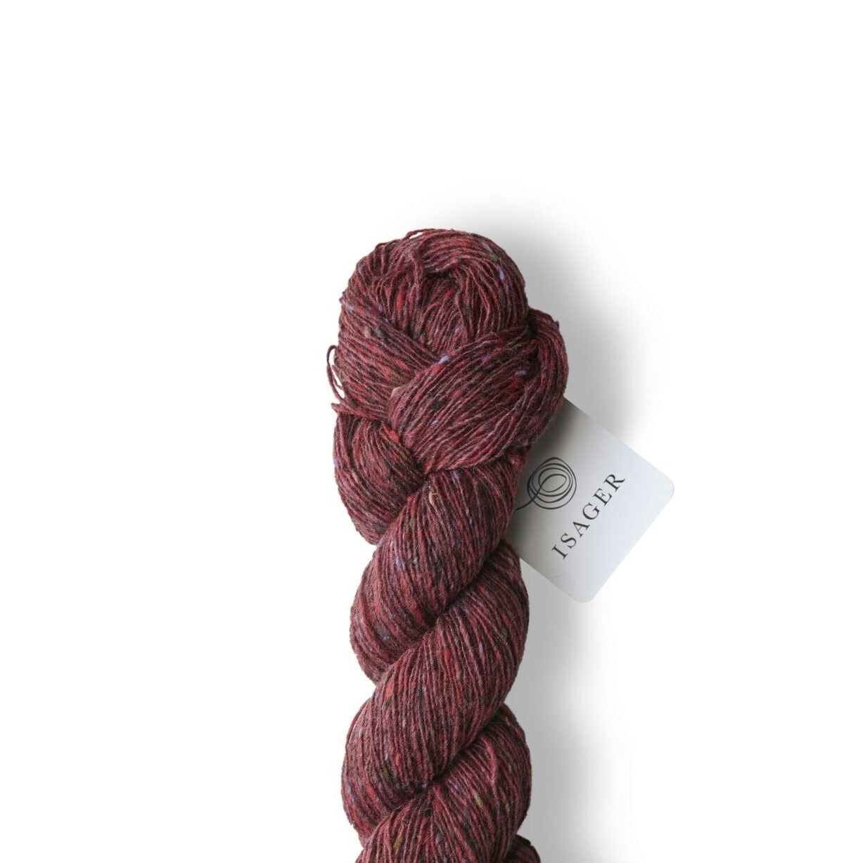 Isager Tweed - Wine - 5 Ply - Isager - The Little Yarn Store