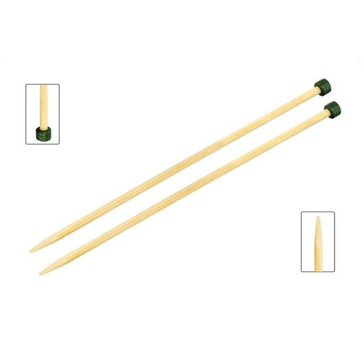 KnitPro Bamboo Straight Needles - 25cm - KnitPro - Needles - The Little Yarn Store