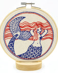 Mermaid Complete Embroidery Kit - Hook, Line, & Tinker Embroidery Kits - The Little Yarn Store