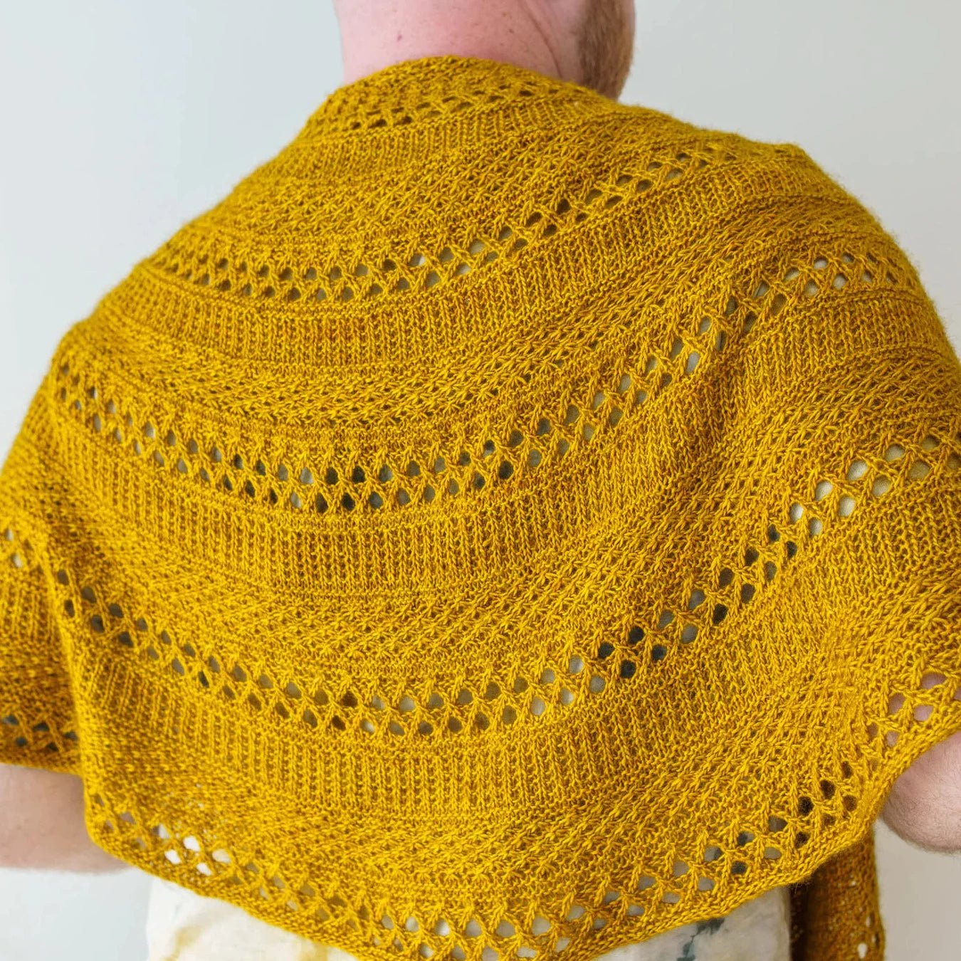 Mingling Daisies Shawl Knitting Kit - Westknits - Biscuit - The Little Yarn Store