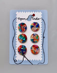 Pigeon Wishes 25 MM Buttons - Kaleidoscope - Coming Soon - Notions - The Little Yarn Store