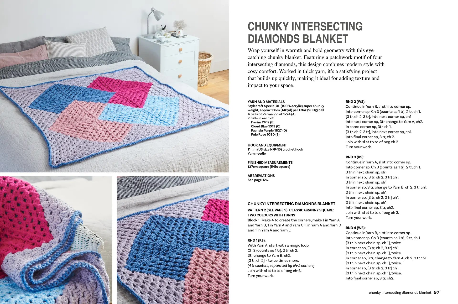 Granny Square Crochet: Quilt Blocks
