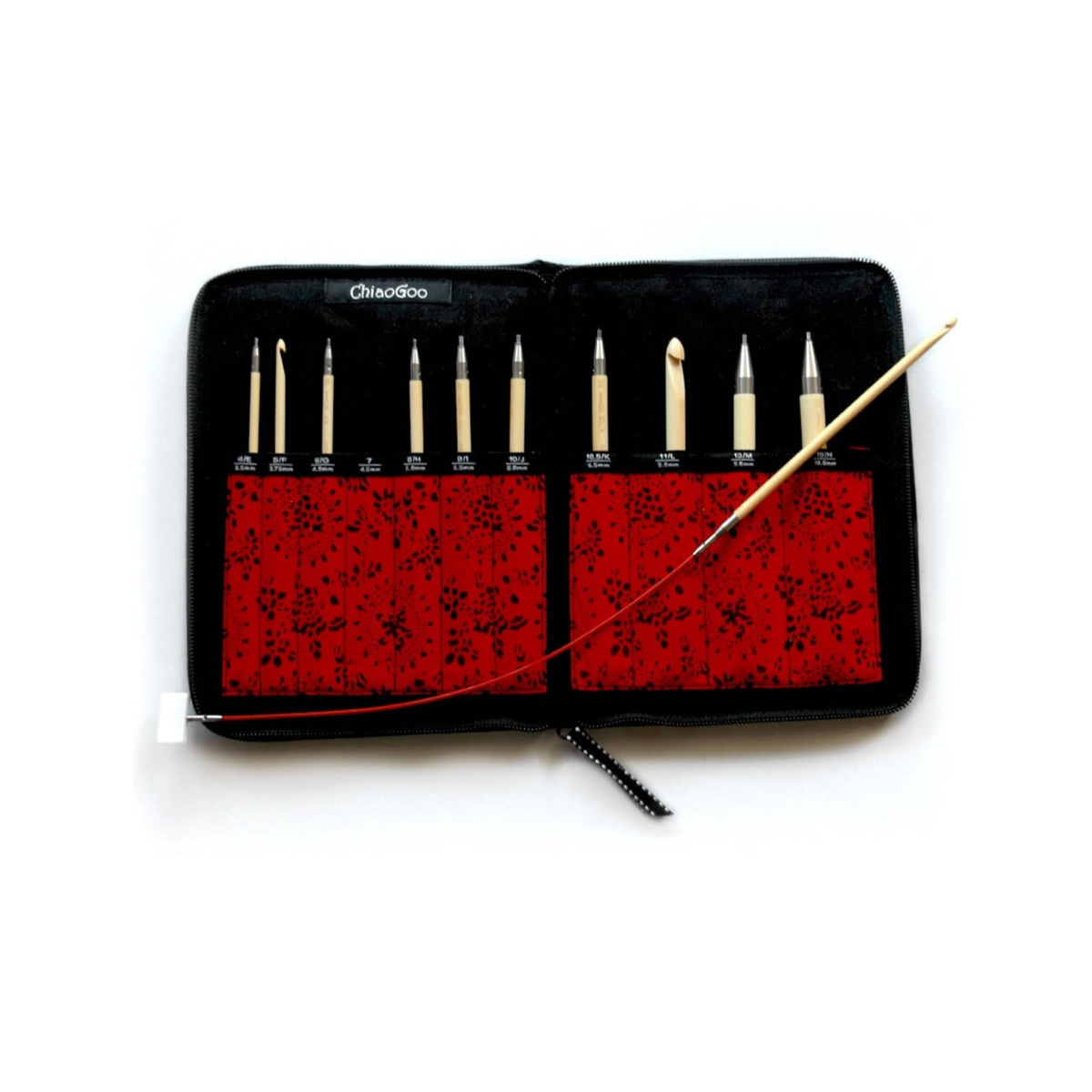 ChiaoGoo T-SPIN Tunisian Bamboo Interchangable Set